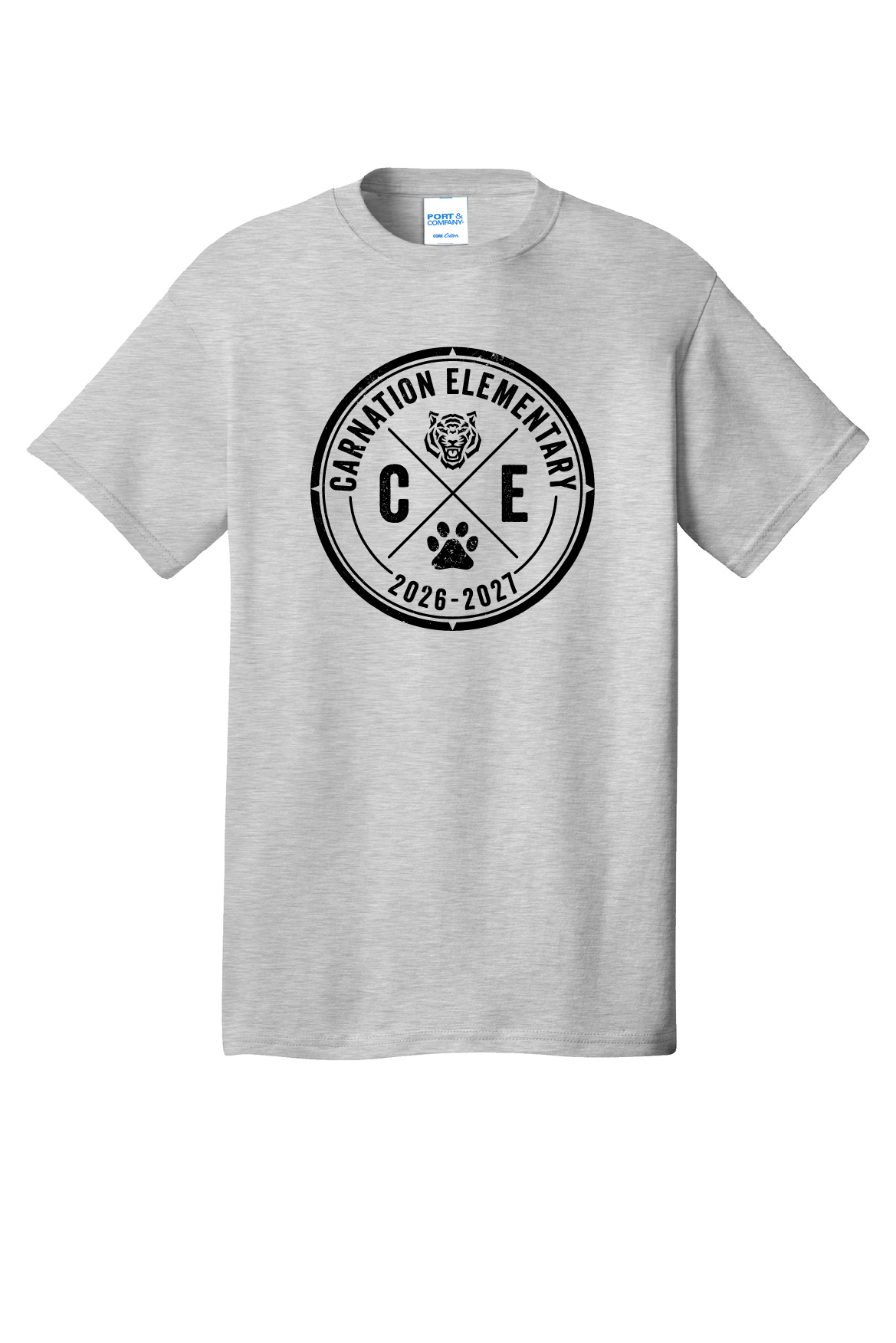 T-shirt gray (adult and youth)