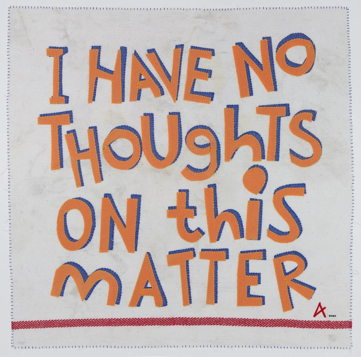 I Have No Thoughts On This Matter (30 x 30) thumbnail