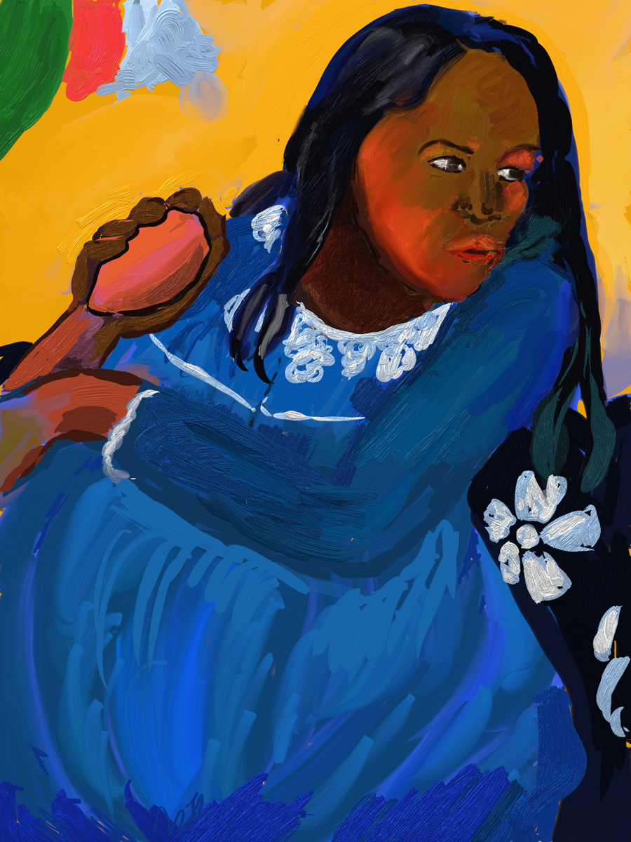 al_fresco_jul_20_gauguin.png Paul Gauguin, Woman with Mango, Artrage, iPad Pro