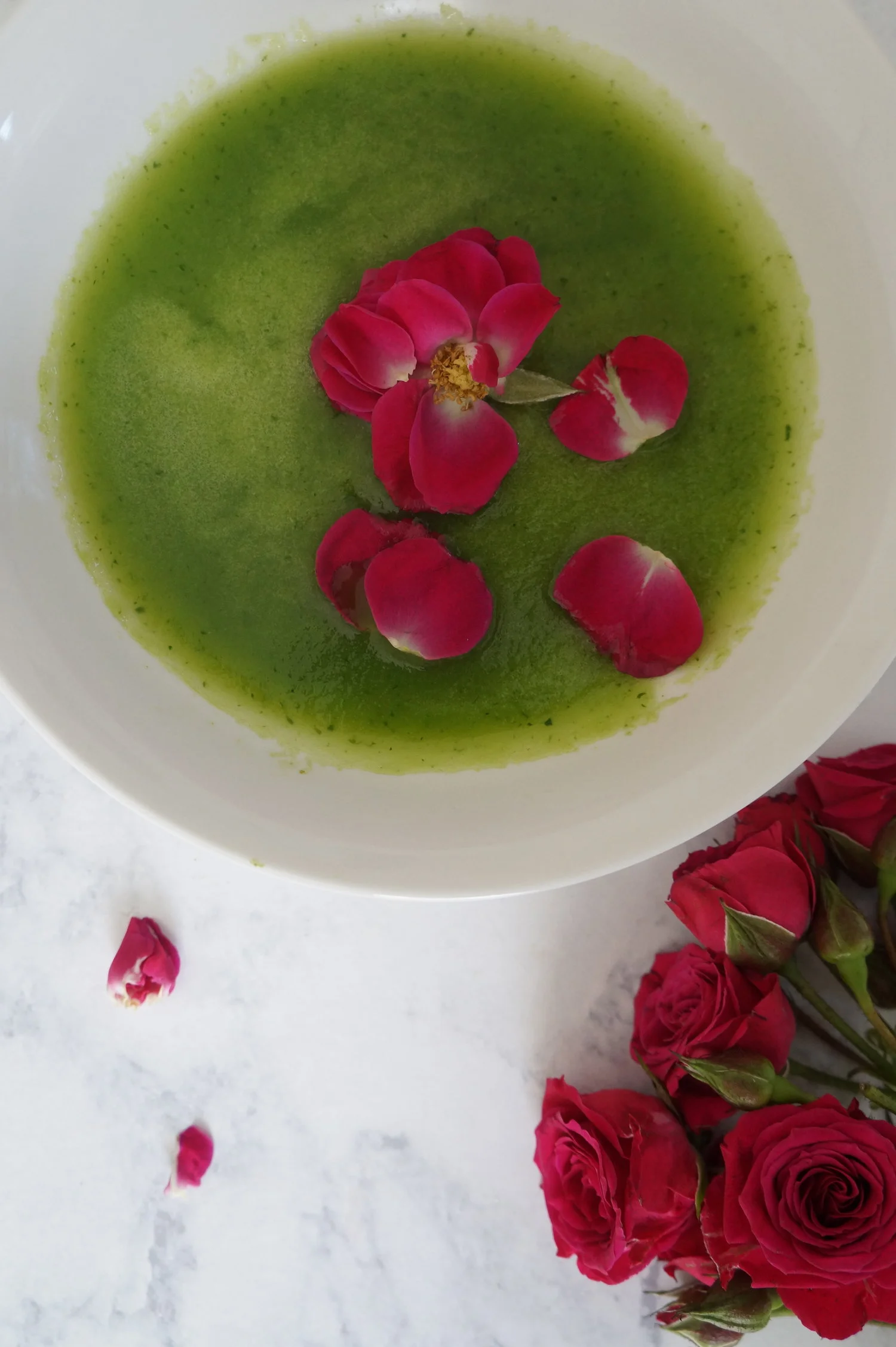 In Search of Our Gardens DIY Cucumber and Rosewater Eye Mask