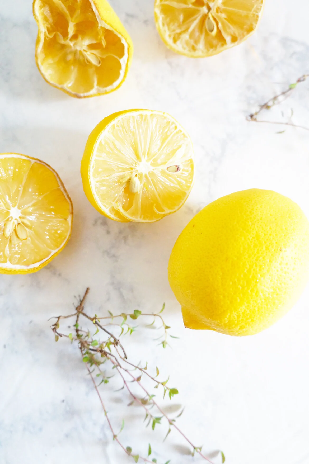 In Search of Our Garden Memphis Wellness Blogger shares a lemon and thyme household cleaner