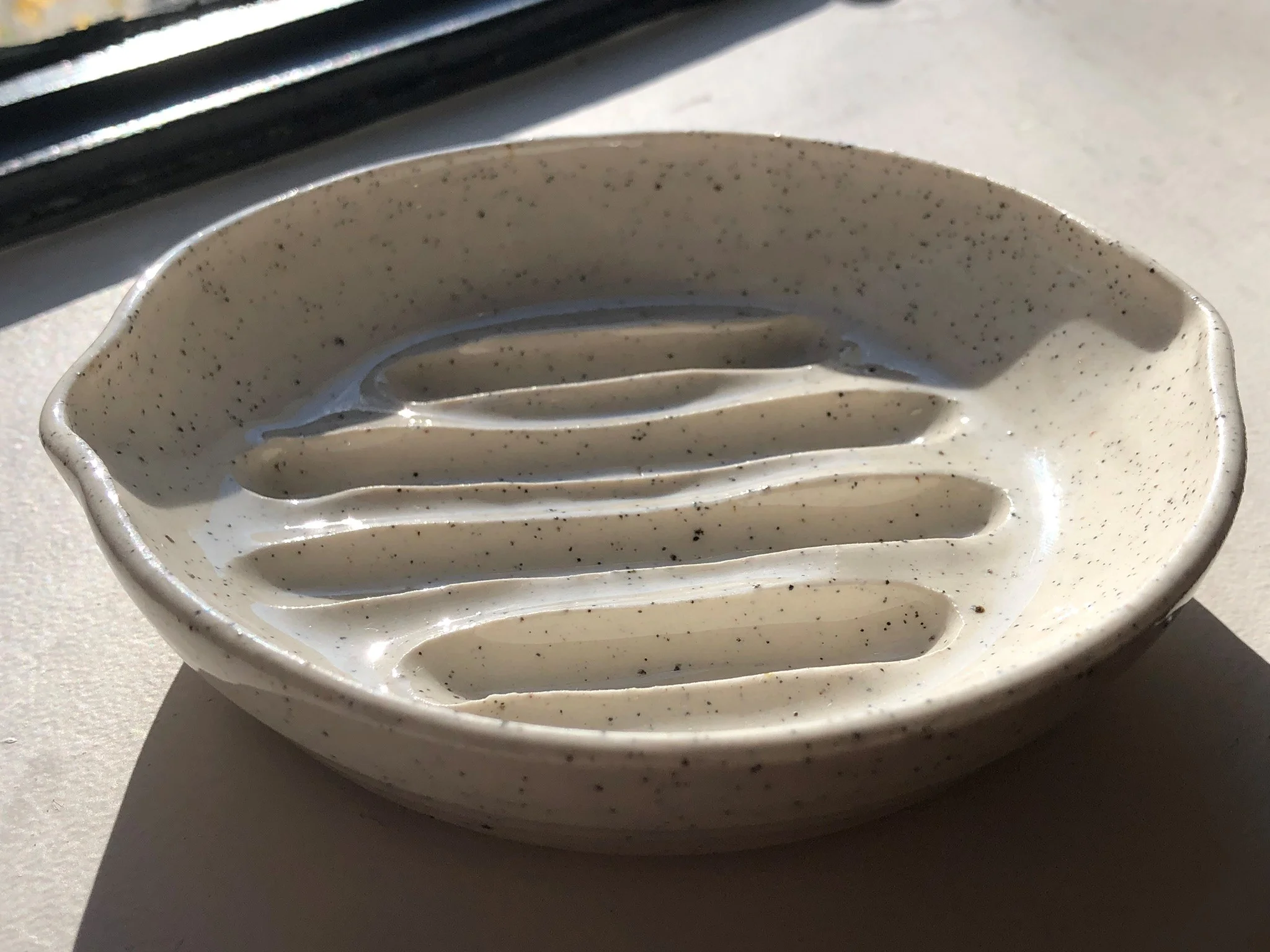 sand-light ceramic soap dish.jpg