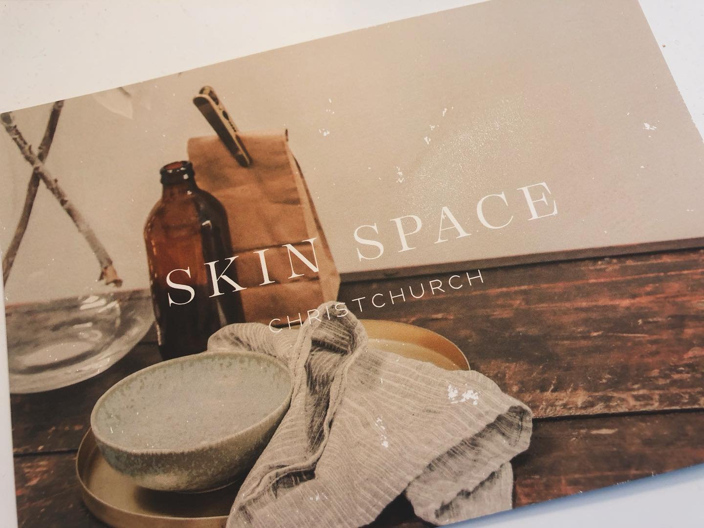 I came across these two wee gems this morning, being used as bookmarks! The very first Skin Space image taken over 7 years ago (remember this one?) and a postcard I received from a client who had travelled to work in Antarctica back in 2020. 
Sweet m