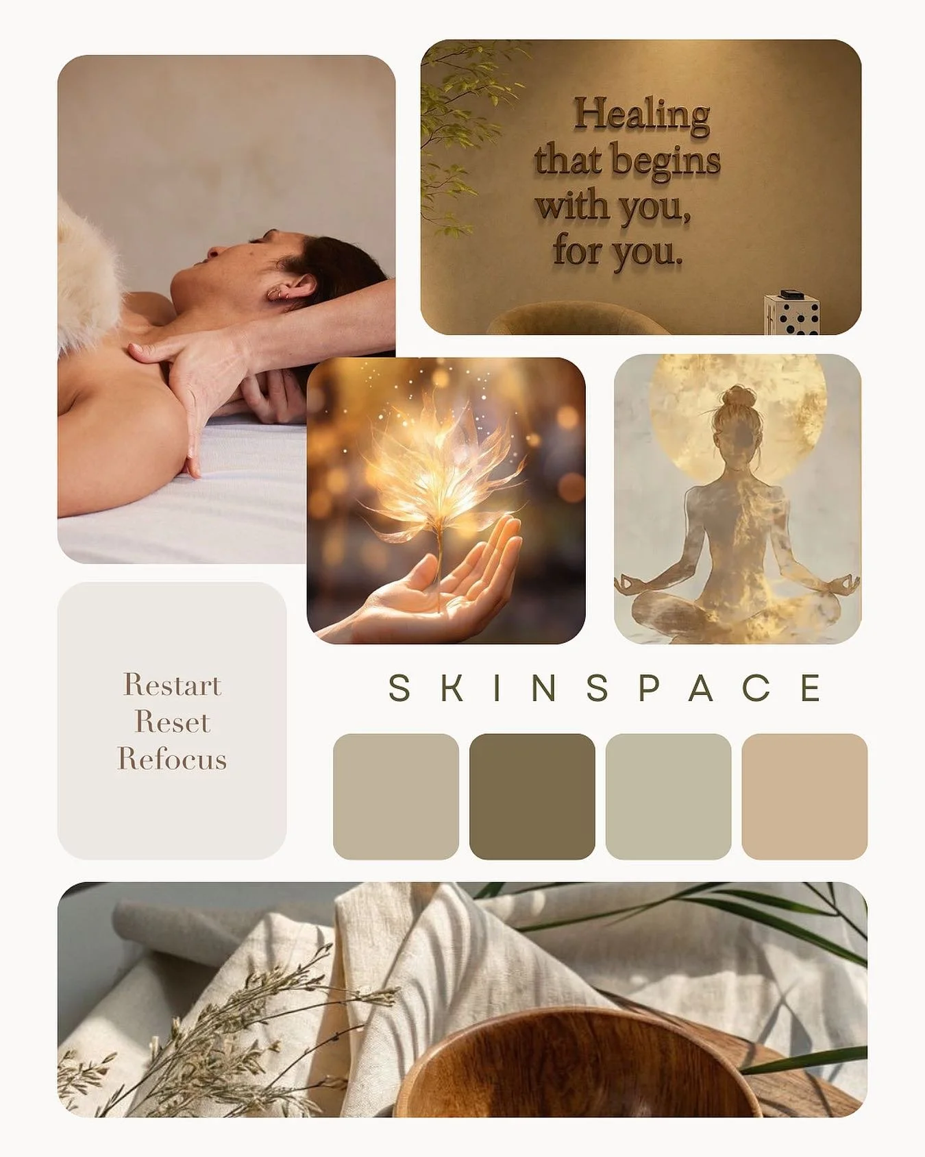 Restorative therapies &amp; skincare created purely for you💛