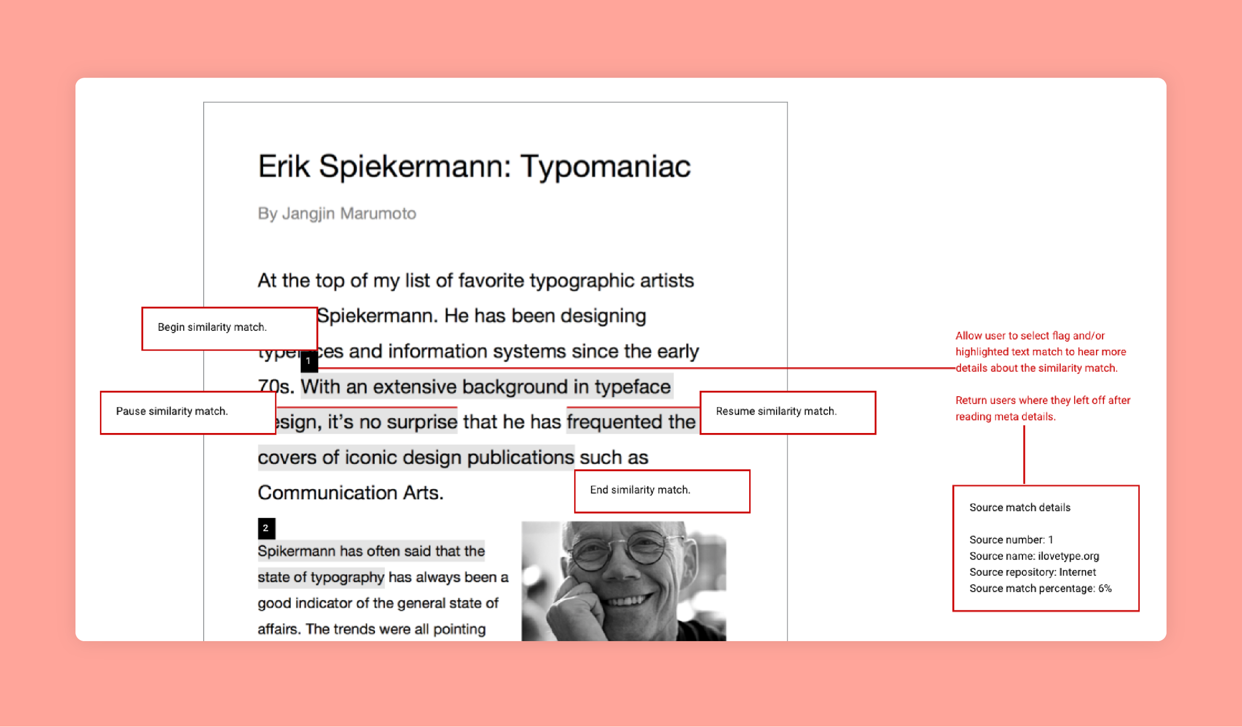 We simplified the screen reader text and tried aria-live to announce details.
