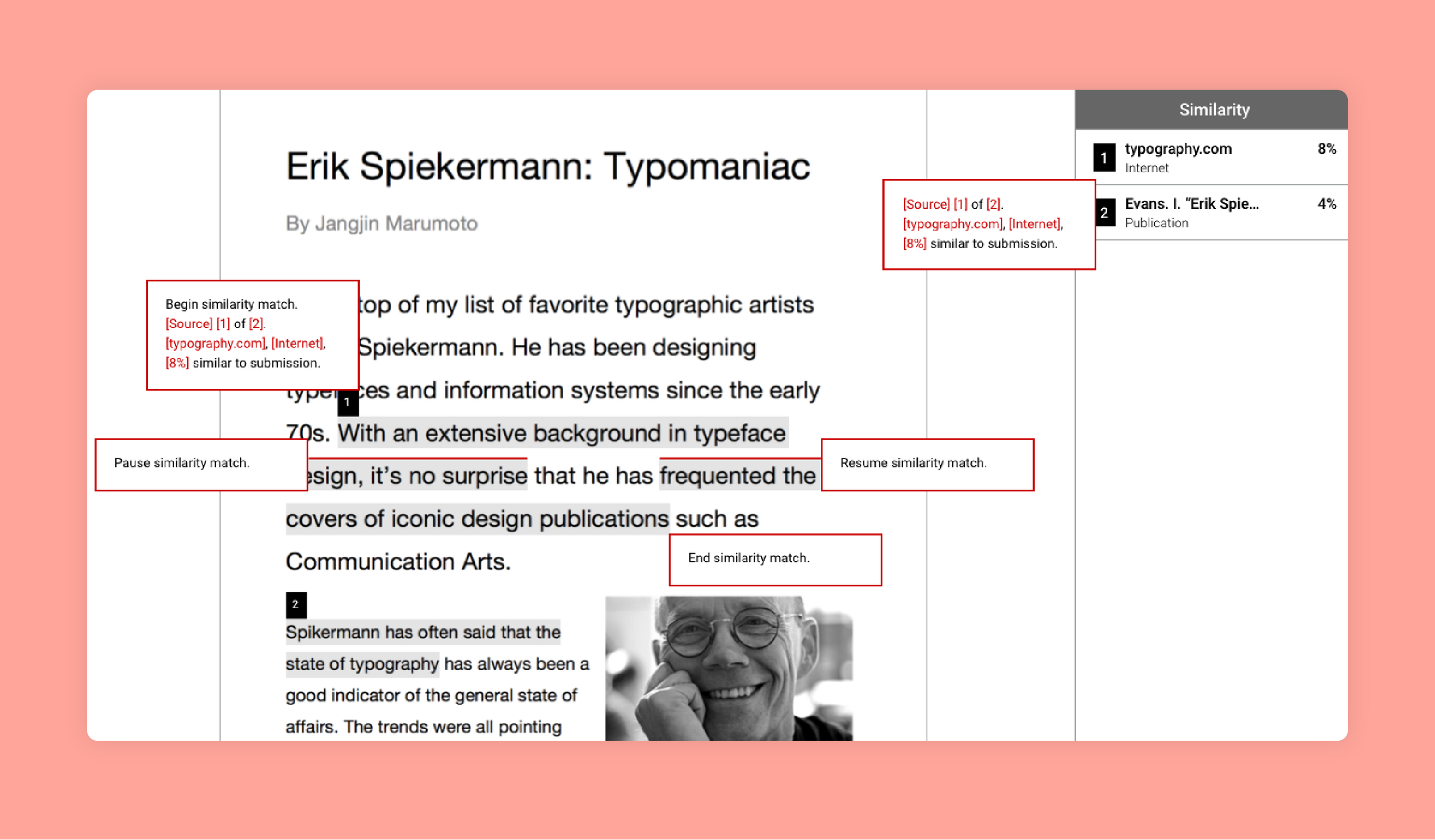 Our initial wireframe helped to connect the visual experience with the audio experience.