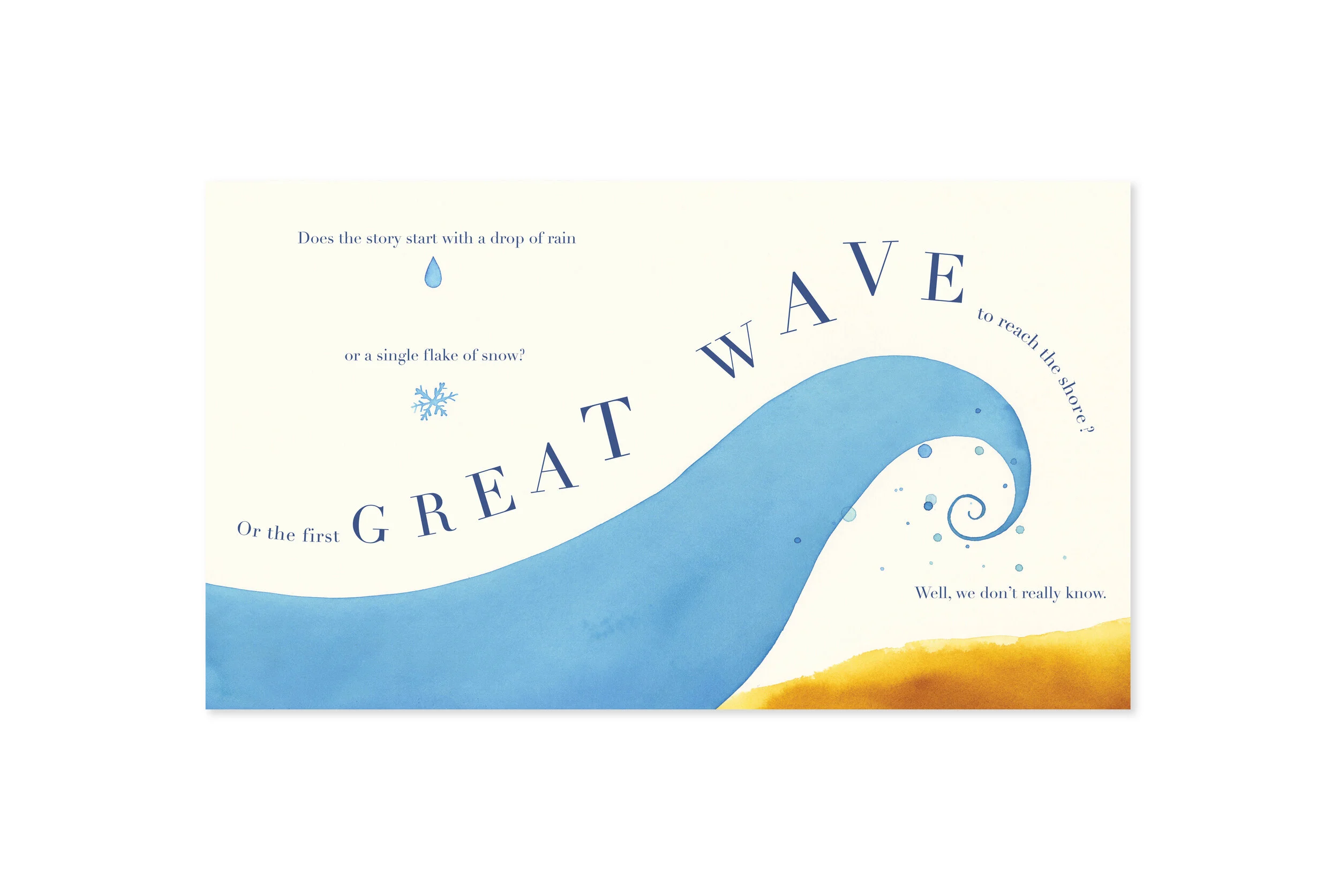 Once Upon A Raindrop, Caterpillar Books 2018