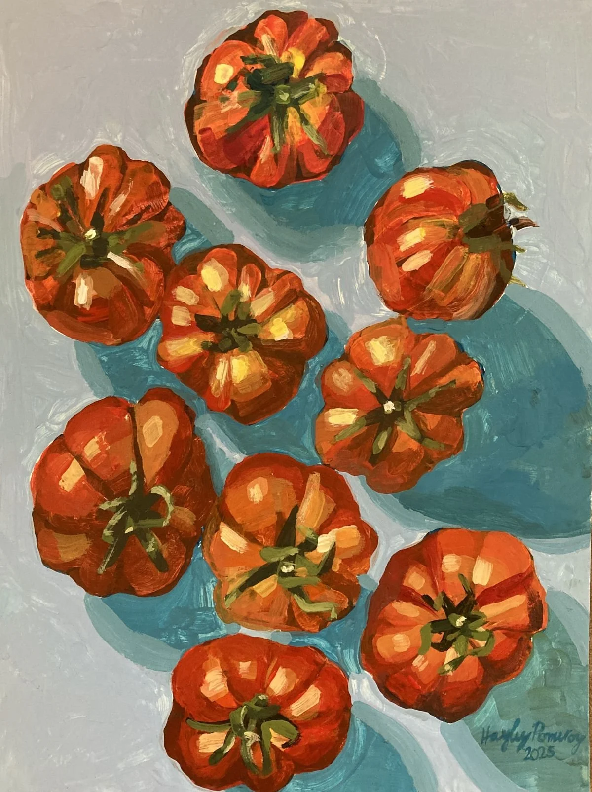 SUMMER HARVEST 6X8 ACRYLIC ON PAPER HAYLEY POMEROY 9-2025.jpeg