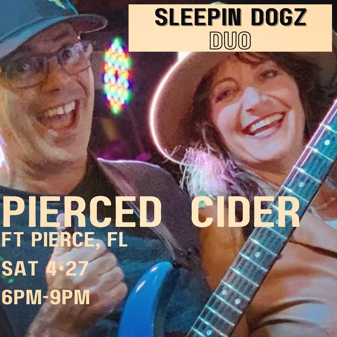 Dogz Duo tonight at #piercedciderworks 6-9!