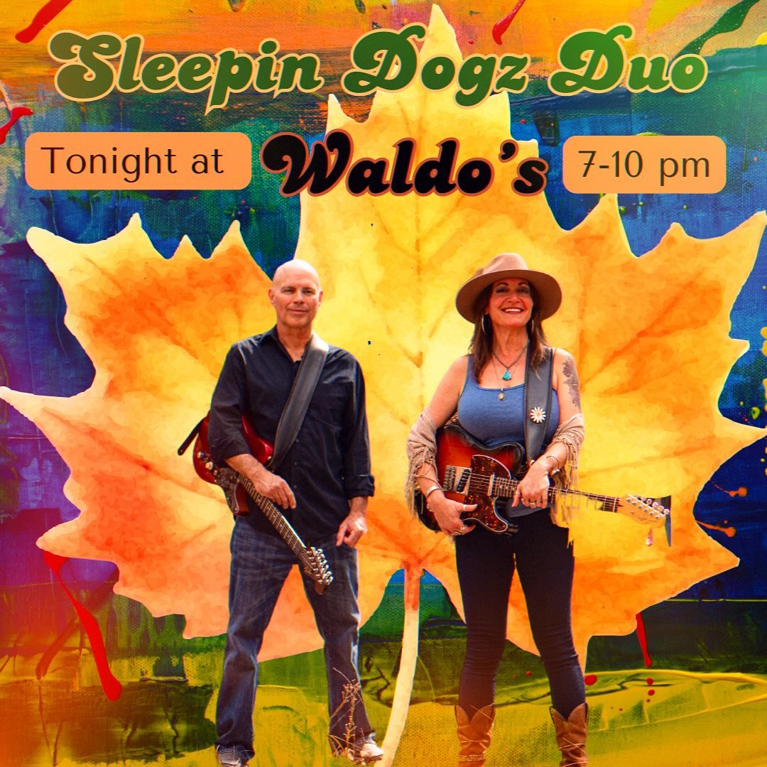 Dogz Duo tonight at Waldo&rsquo;s in Vero Beach 7-10!
Come howl at the moon with us! 
#sleepindogz #waldosverobeach