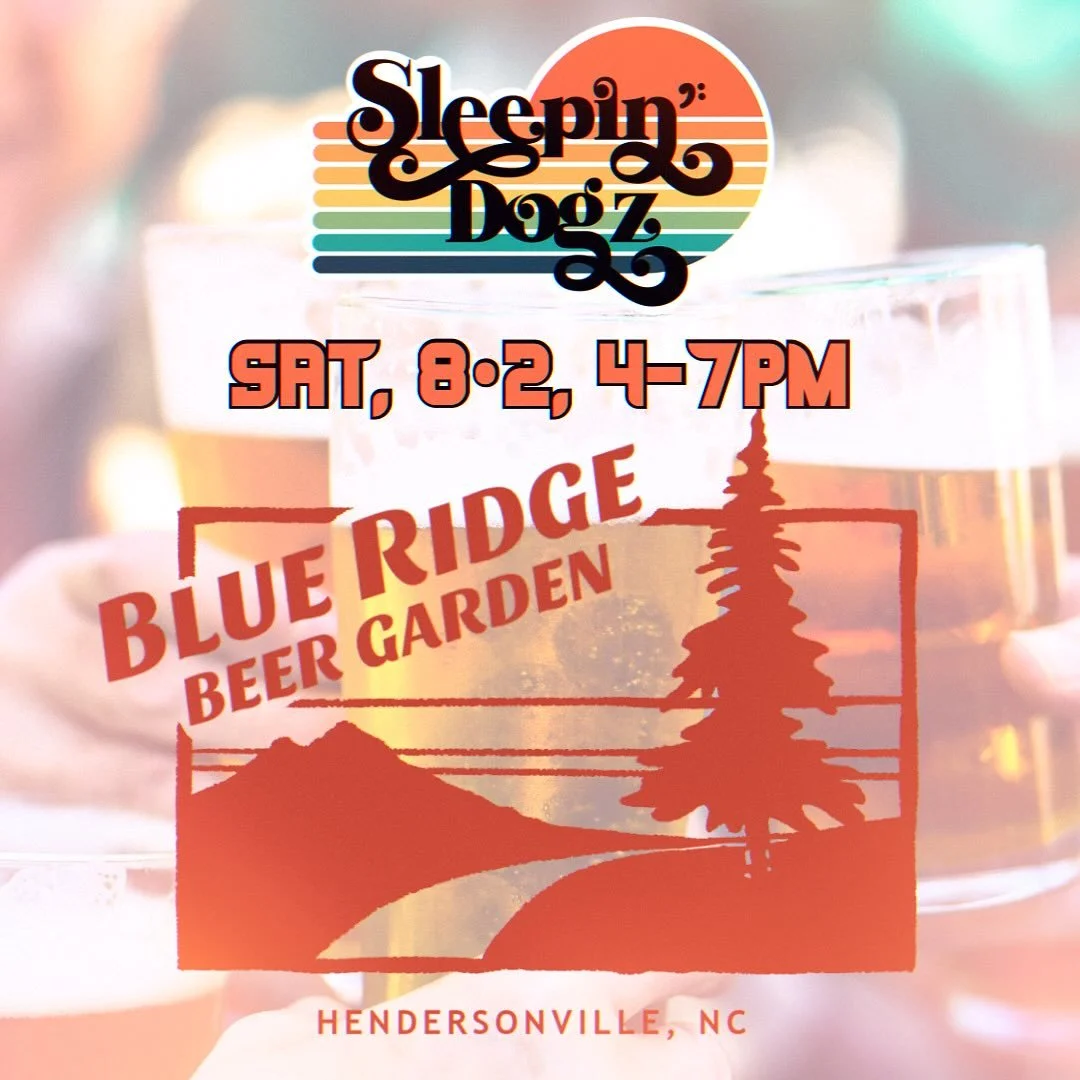 Making our debut at @blueridgebeergarden today! 4-7 We will be joined by a special guest Asheville&rsquo;s own @davidpottermusic1 ! 
#sleepindogz #sleepindogzduo #davidpottermusic #blueridgebeergarden #hendo #hendersonvillemusic #livemusic