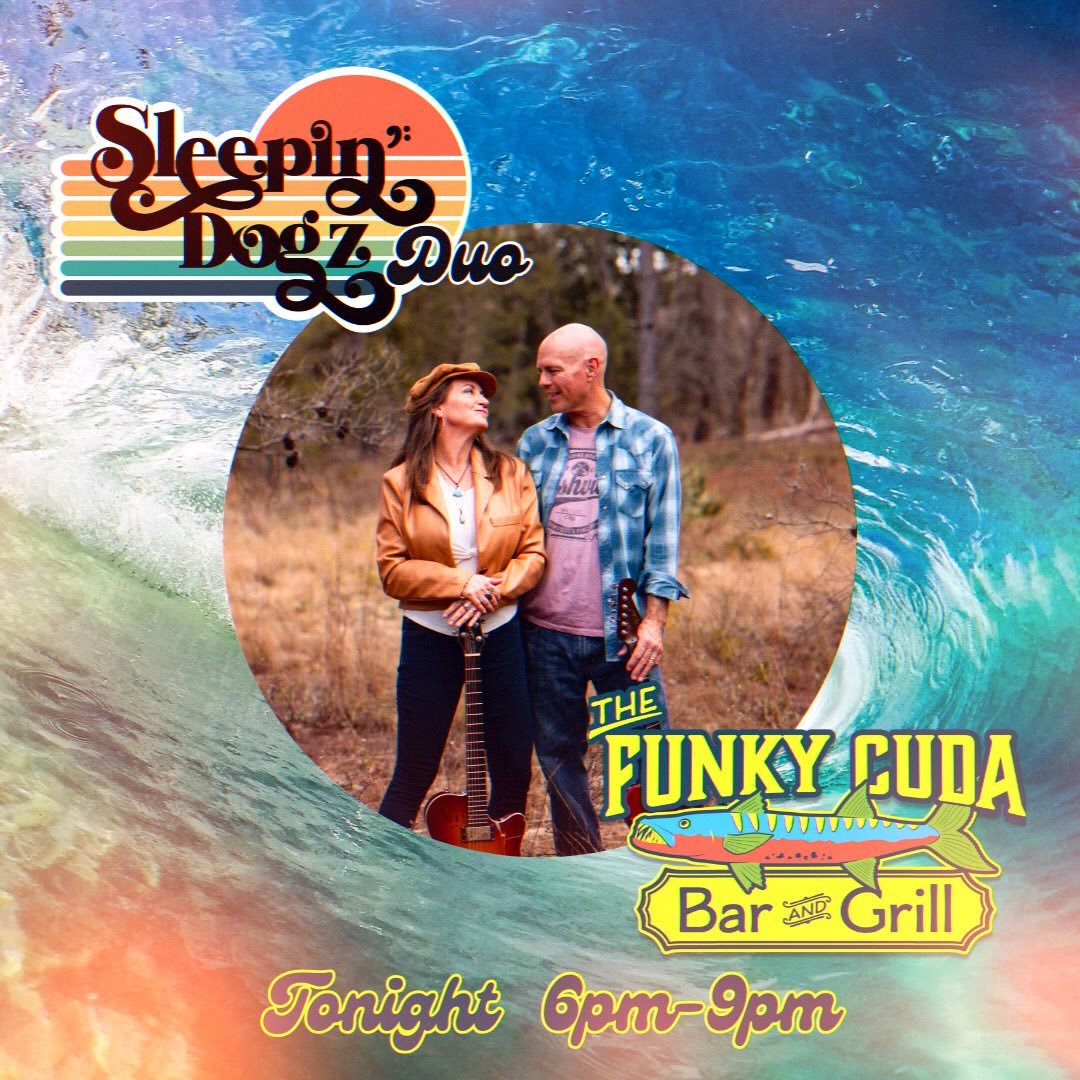Jamming at @thefunkycuda tonight! 
#sleepindogz #sleepindogzduo #thefunkycuda #ftpierce #lovemusic #livemusic #livemusicvenue #florida #floridamusicians