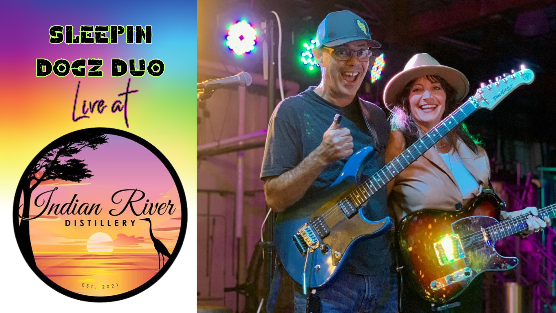 Sleepin Dogz Duo at Indian River Distillery