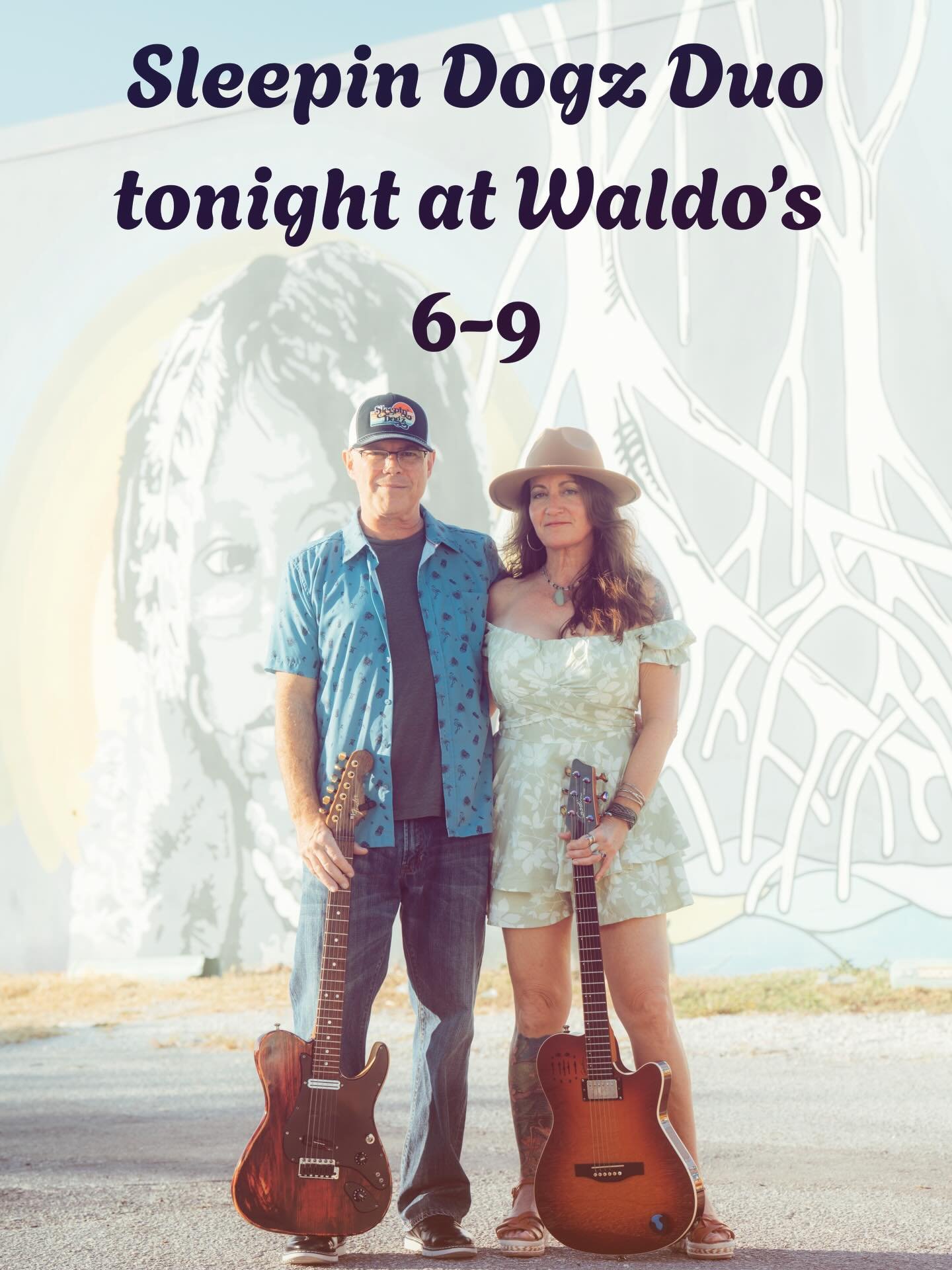 Let&rsquo;s chill Oceanside tonight at Waldo&rsquo;s! We have a few new covers for you! 
#sleepindogz #sleepindogzduo #waldos #humpday