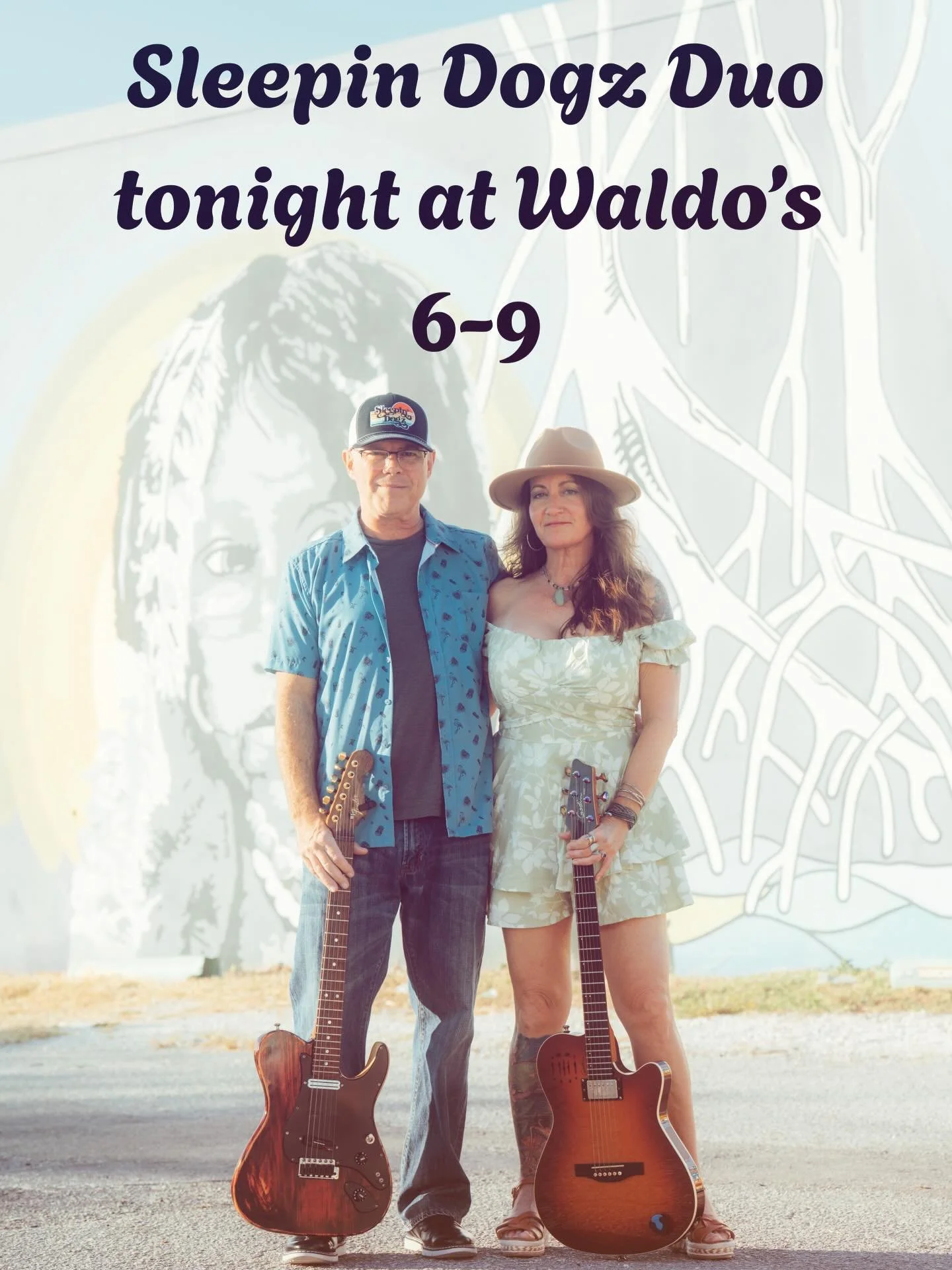 Let&rsquo;s chill Oceanside tonight at Waldo&rsquo;s! We have a few new covers for you! 
#sleepindogz #sleepindogzduo #waldos #humpday