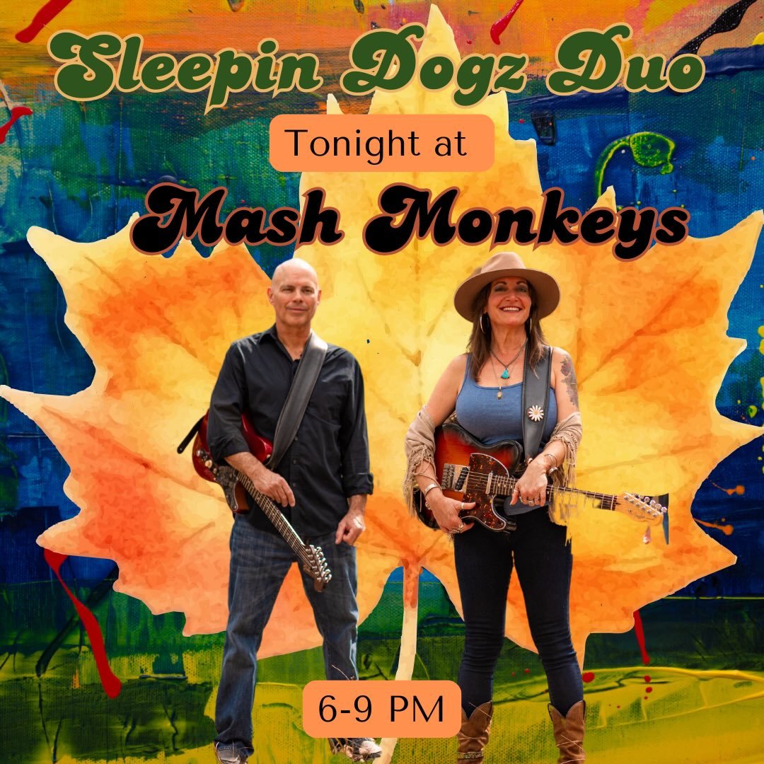 @mashmonkeysbrewingco tonight! 
#sleepindogz #sleepindogzduo #mashmonkeysbrewingco #livemusic #craftbeer