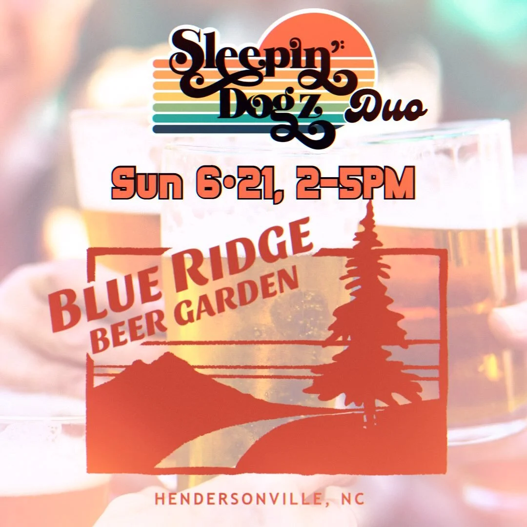 Does dad really need another pair of socks or a tie? Treat Dad to what he REALLY wants&hellip;. a laid-back Father&rsquo;s Day celebration at the @blueridgebeergarden!  @sleepindogz will be bringing the jams 2-5! The Pigeon Hole will be on-site servi