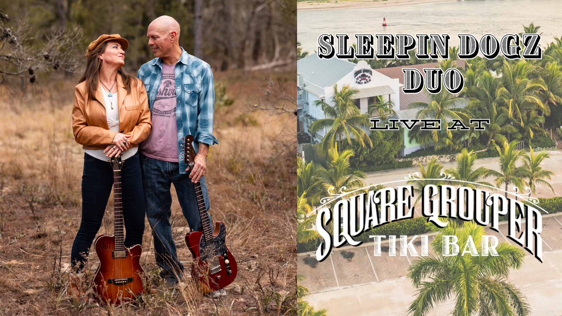 Sleepin Dogz Duo Labor Day Party at Square Grouper Jupiter Inlet
