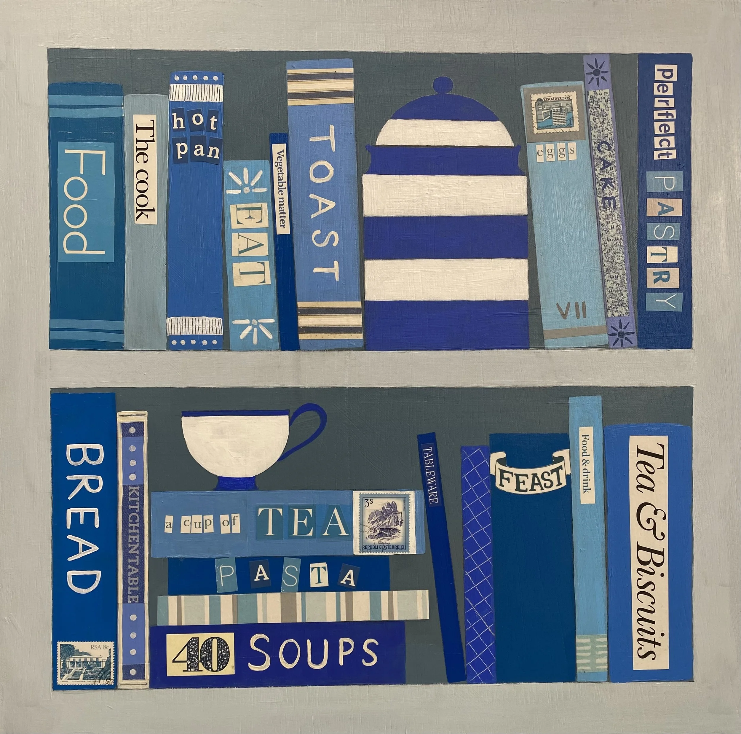 Painting - The cooks books  by Christine McBeth