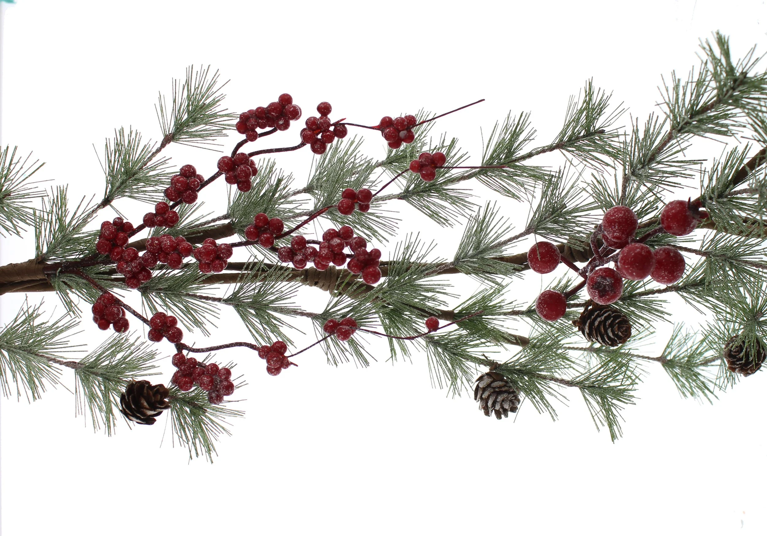 Garland - Red berry and bristle