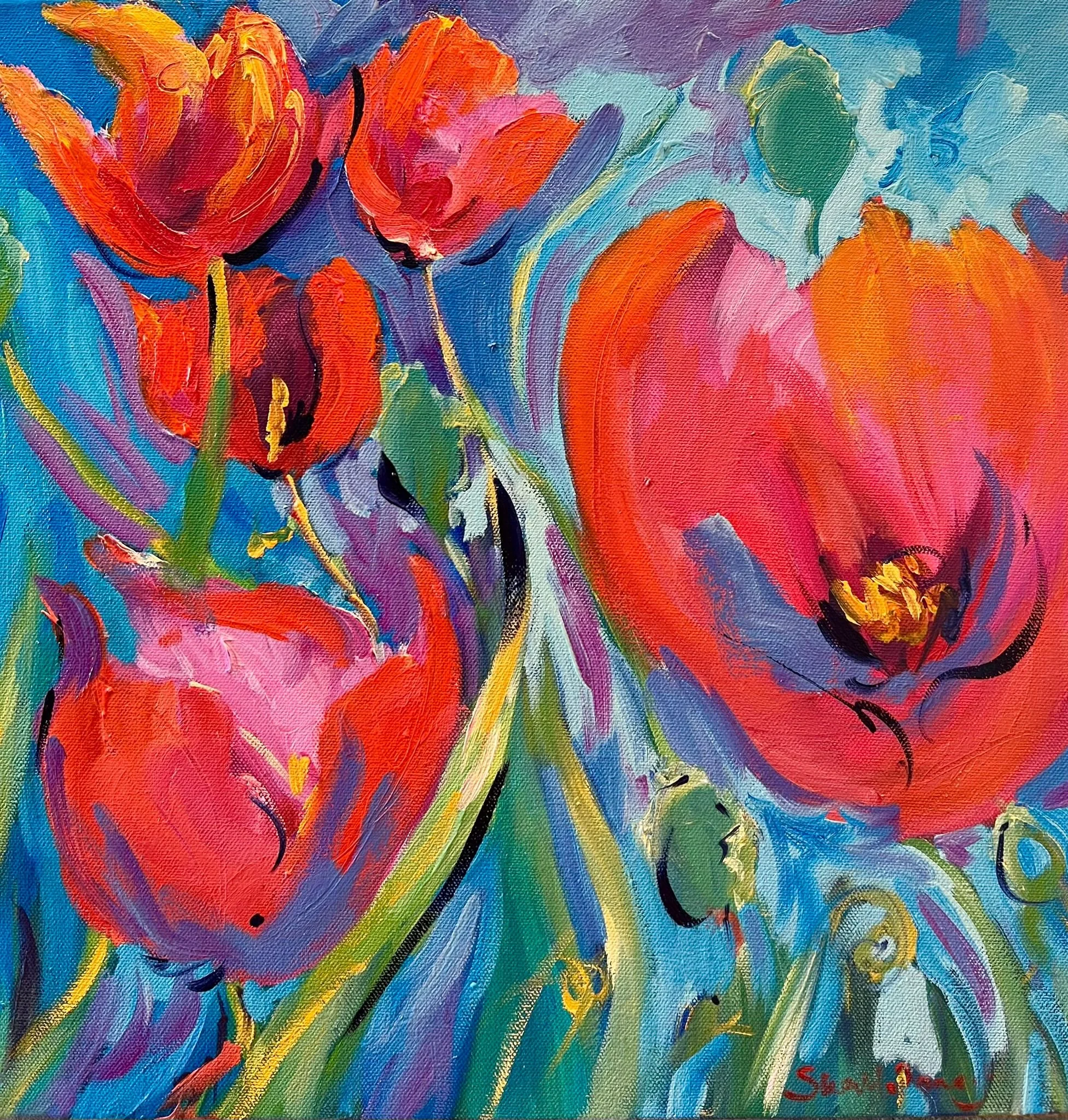 Painting - Tulip Fields by Sue McDonagh