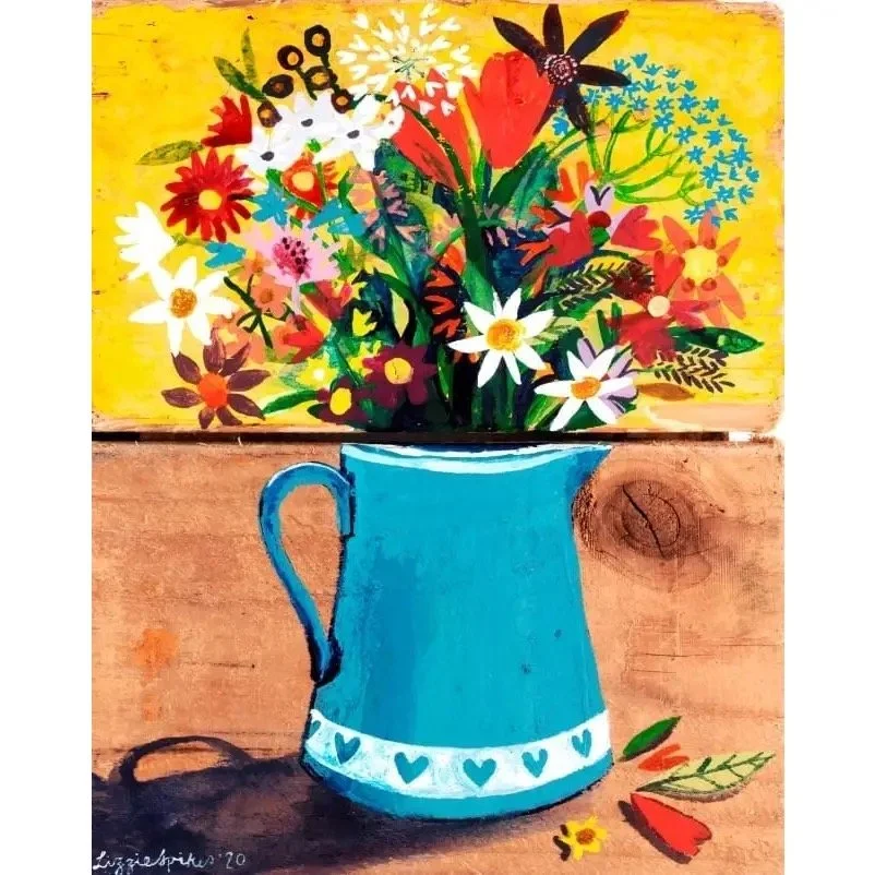 Art card - Spring Bunch by Lizzie Spikes
