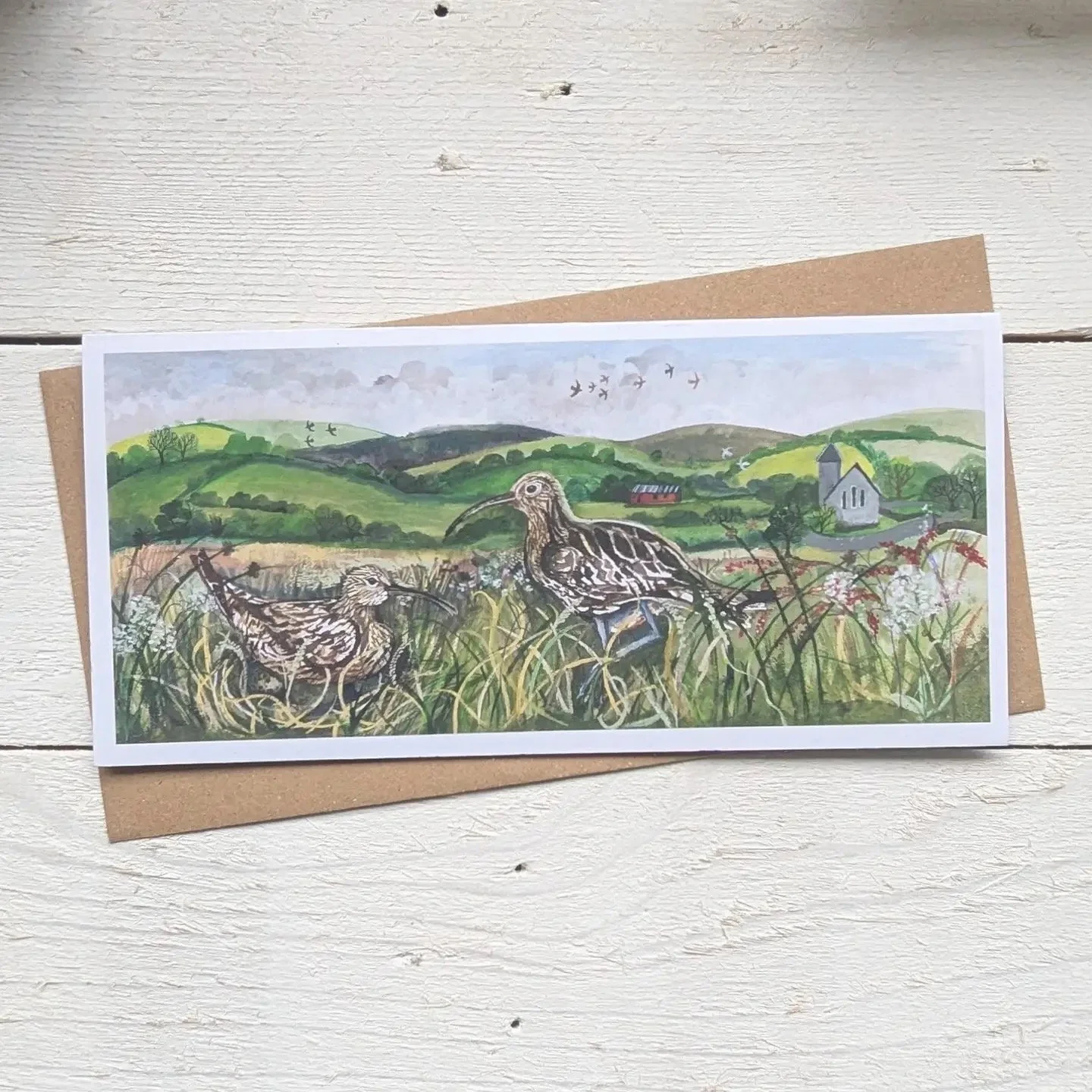Art card - Curlews Lizzie Spikes
