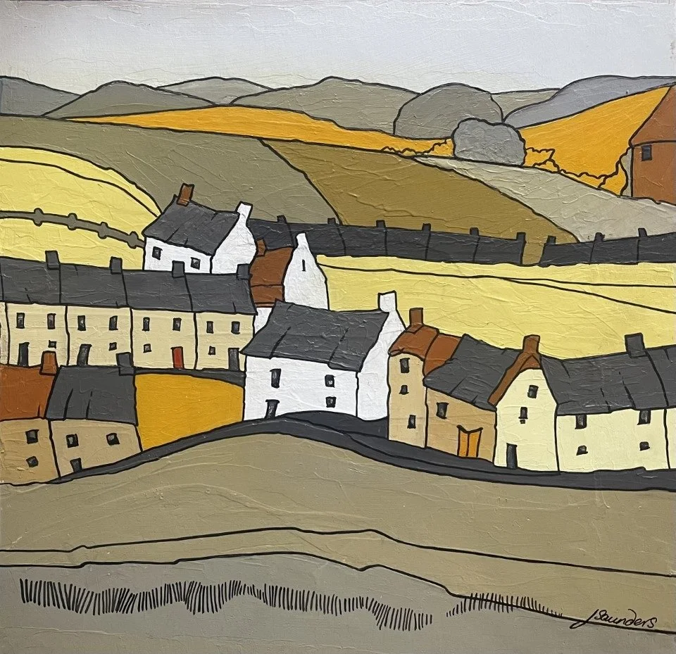 Painting - My Penygraig by Joy Saunders