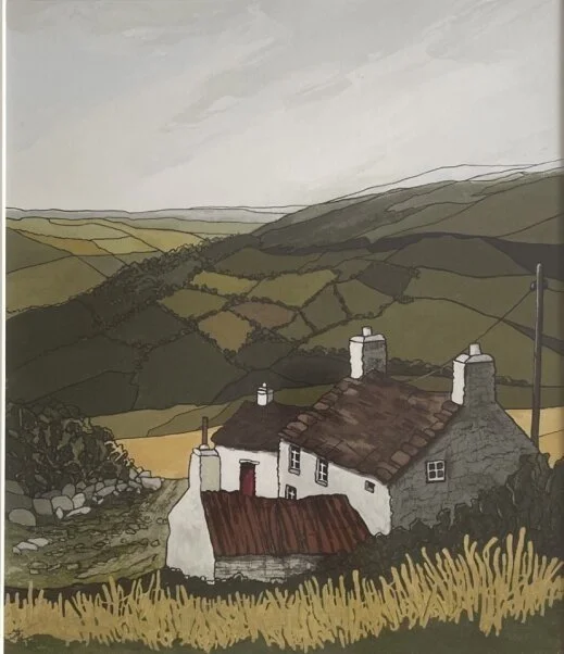 Print - Wheatfield by Joy Saunders