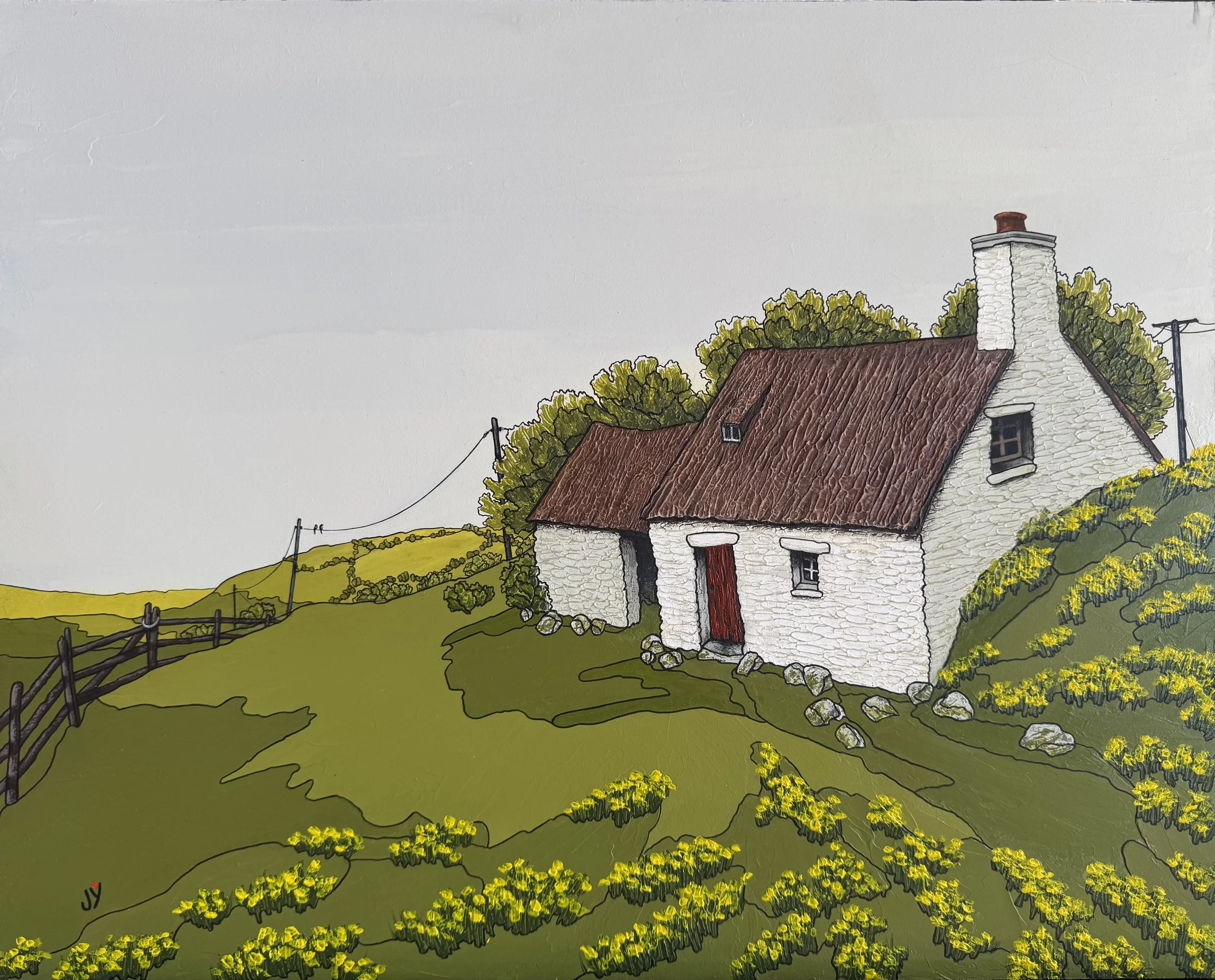 Print - Daffodil Meadow by Joy Saunders