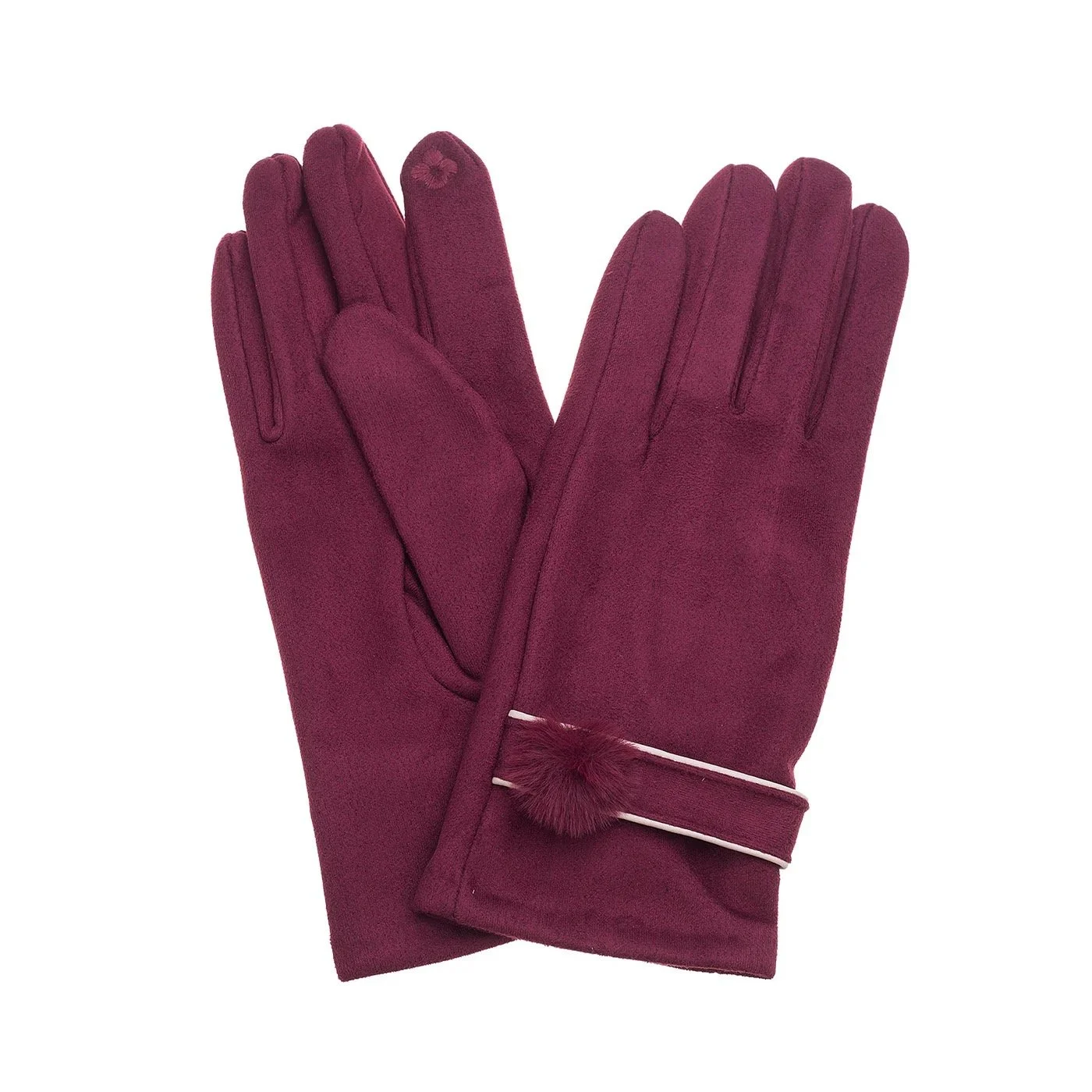 Gloves - Burgundy ladies