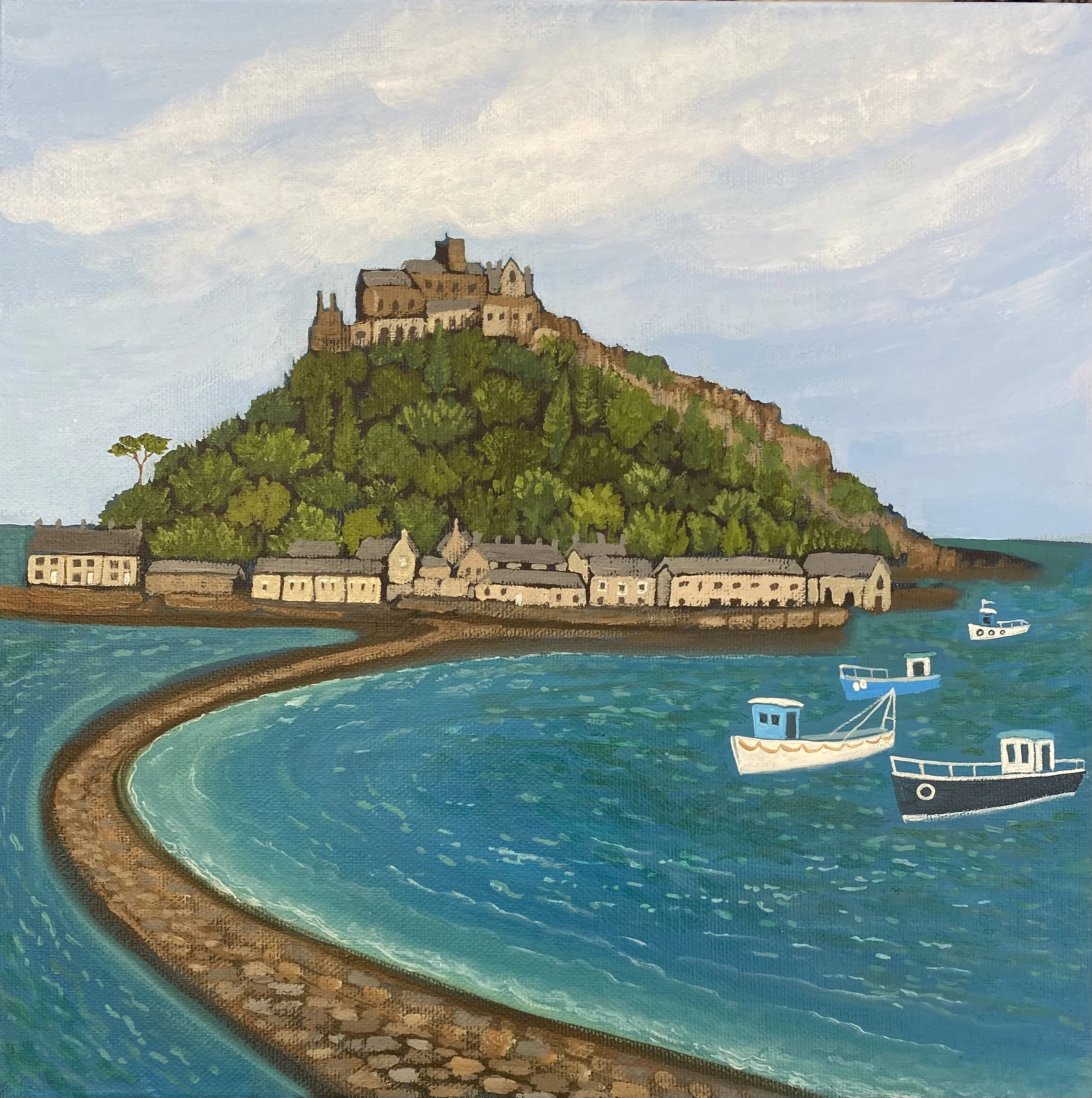Painting - St Michael's Mount  by Christine McBeth
