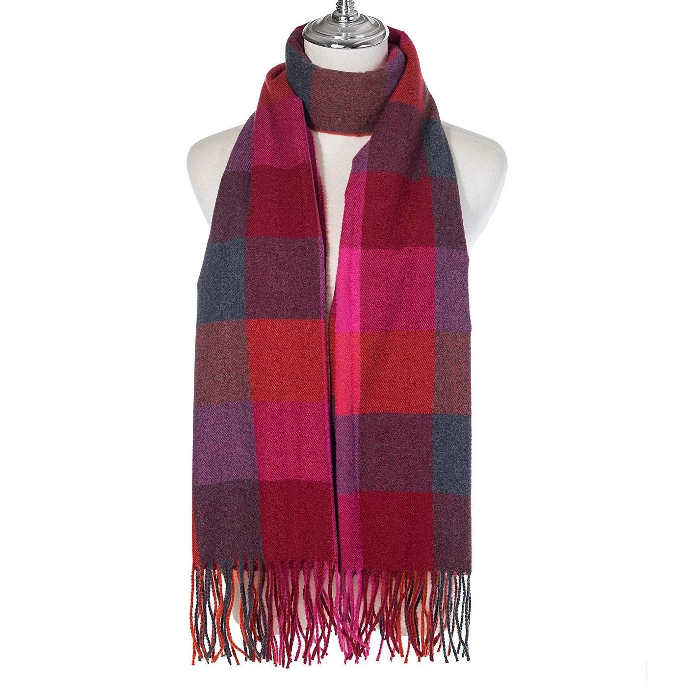 Scarf - Pink check