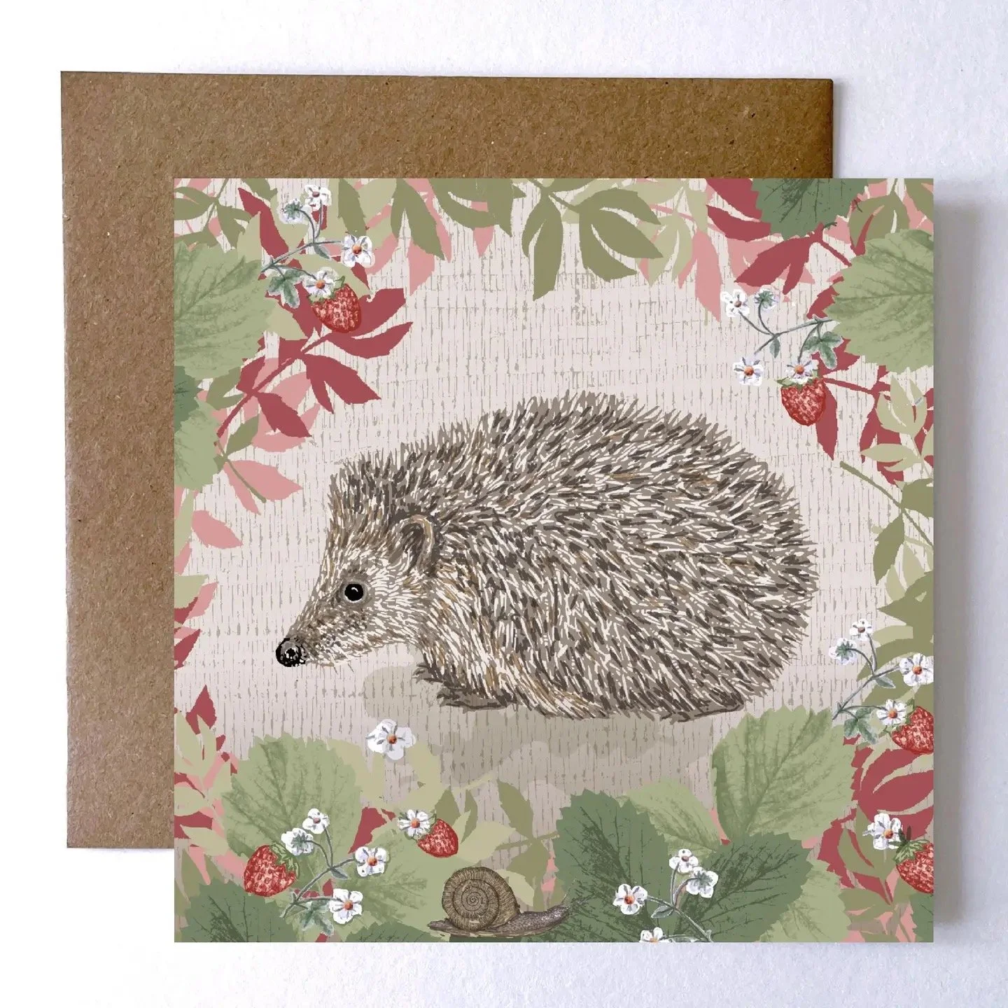 Art card - Hedgehog by Helen Briggs