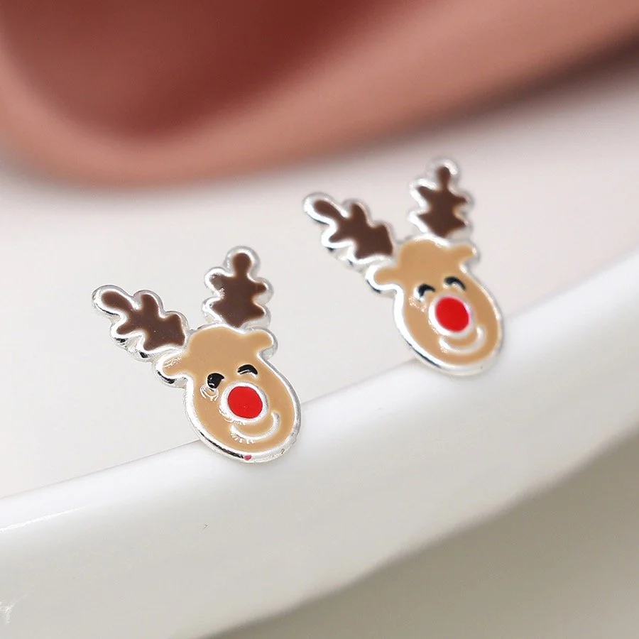 Earrings - Christmas reindeer