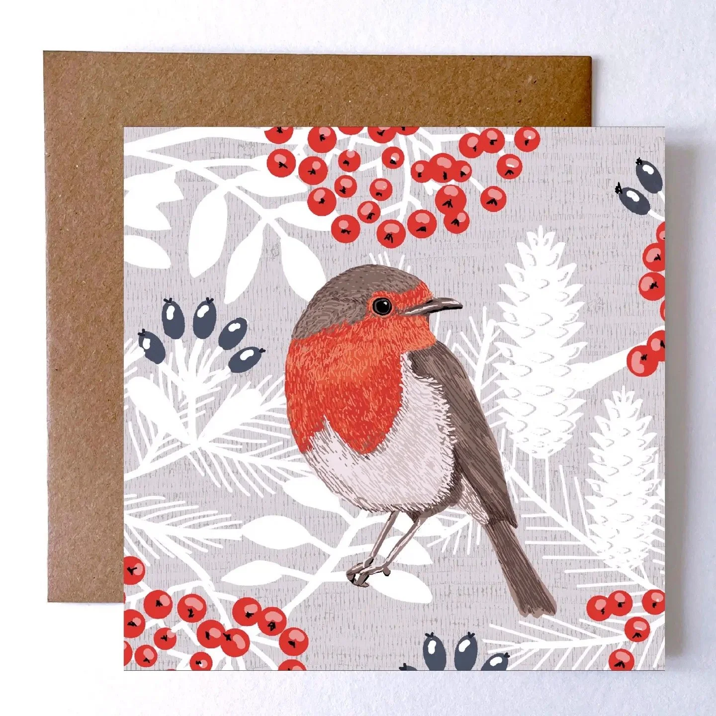 Art card- Winter Robin by Helen Briggs
