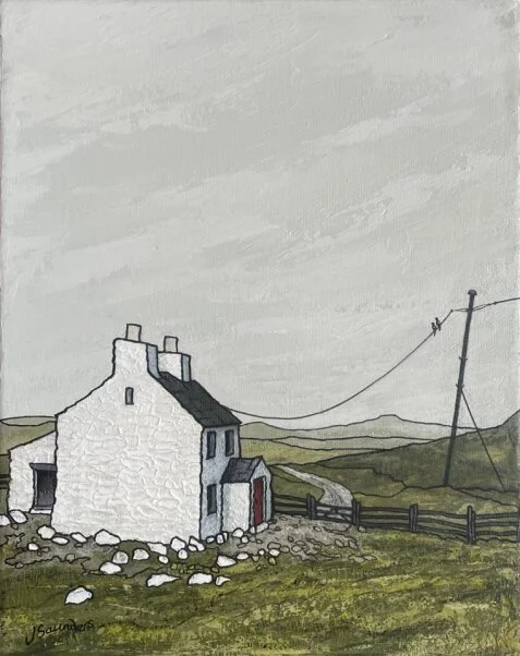 Print - Mountain View by Joy Saunders