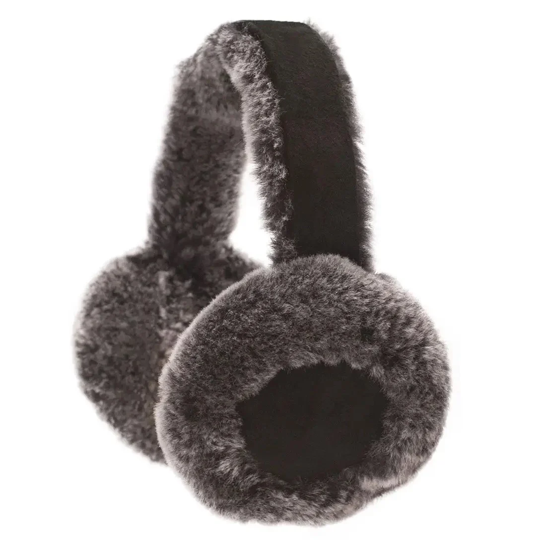 Luxury Sheepskin Earmuffs - Chocolate