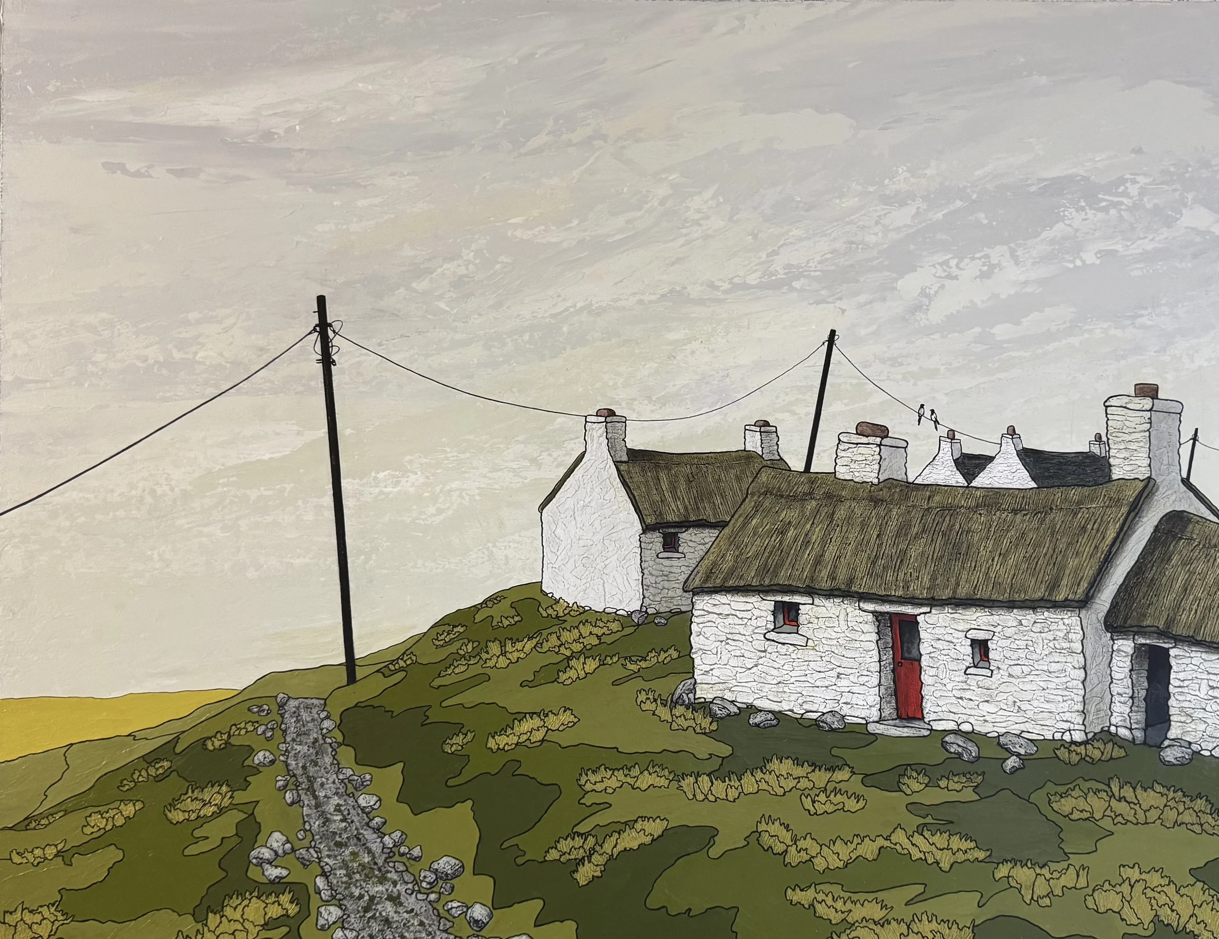 Print - Pen y Bryn by Joy Saunders