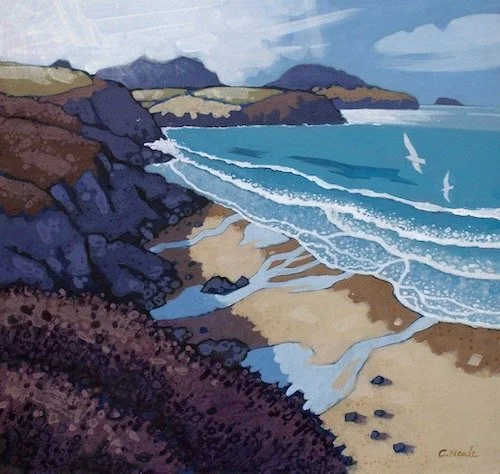 Print - Chris Neale Porthmawr bay