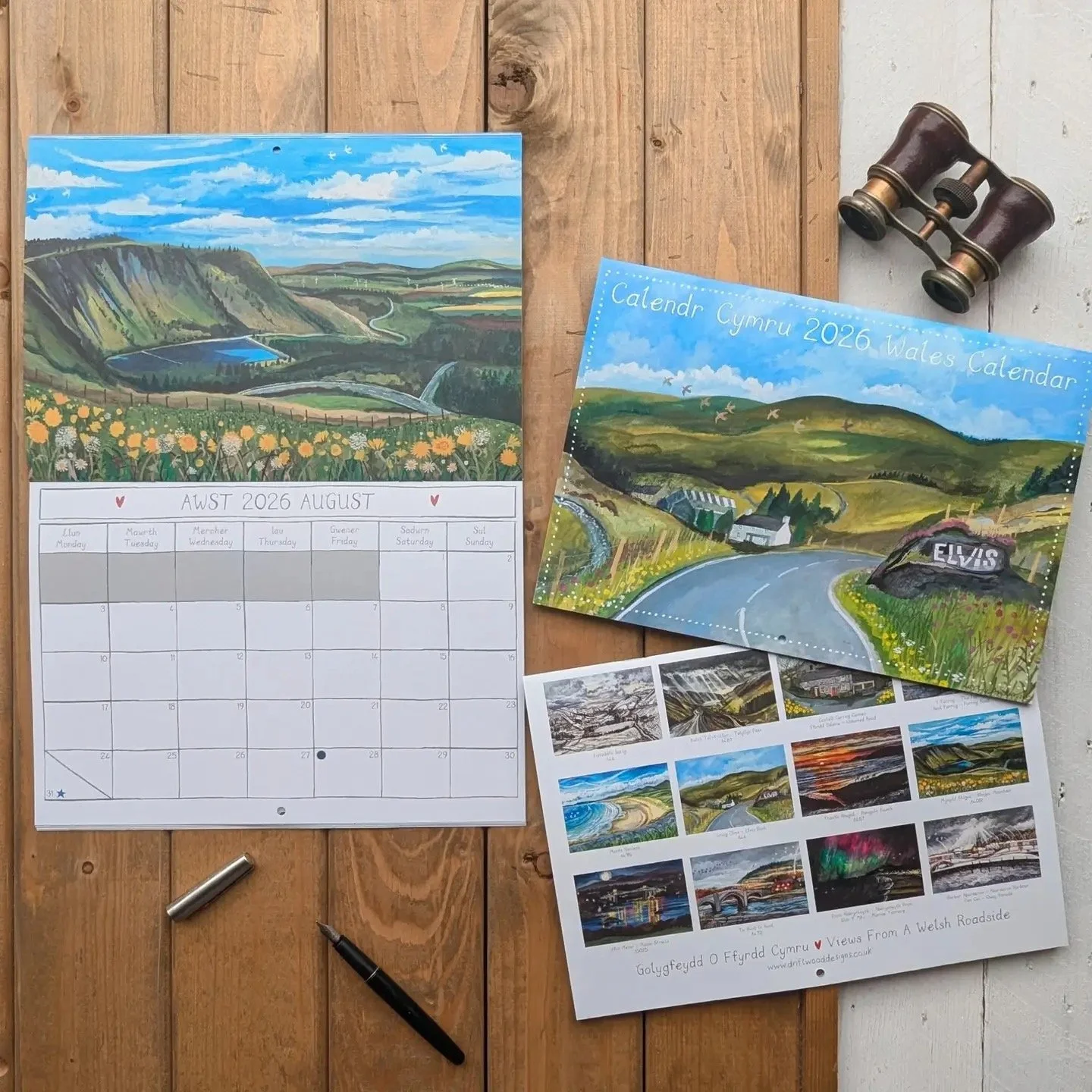 Calendar 2026 - Wales by Lizzie Spikes