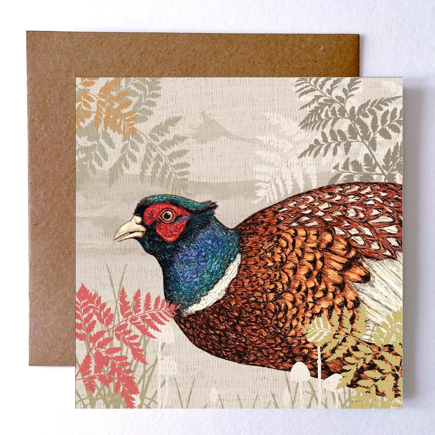Art card - Pheasant by Helen Briggs