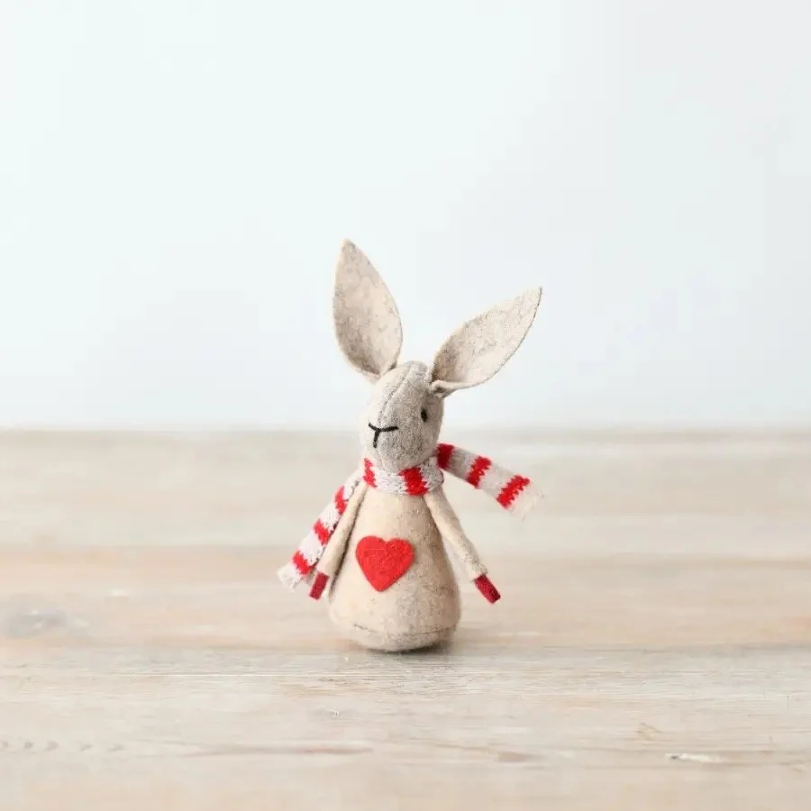 Rabbit with Red Scarf