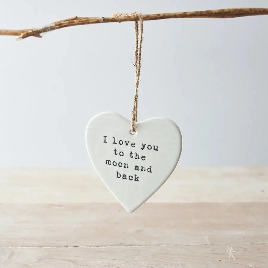 Hanging - I love you to the moon and back