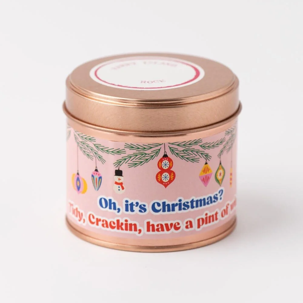 Candle - Oh, It's Christmas? Tidy, Crackin, Have a Pint of Wine