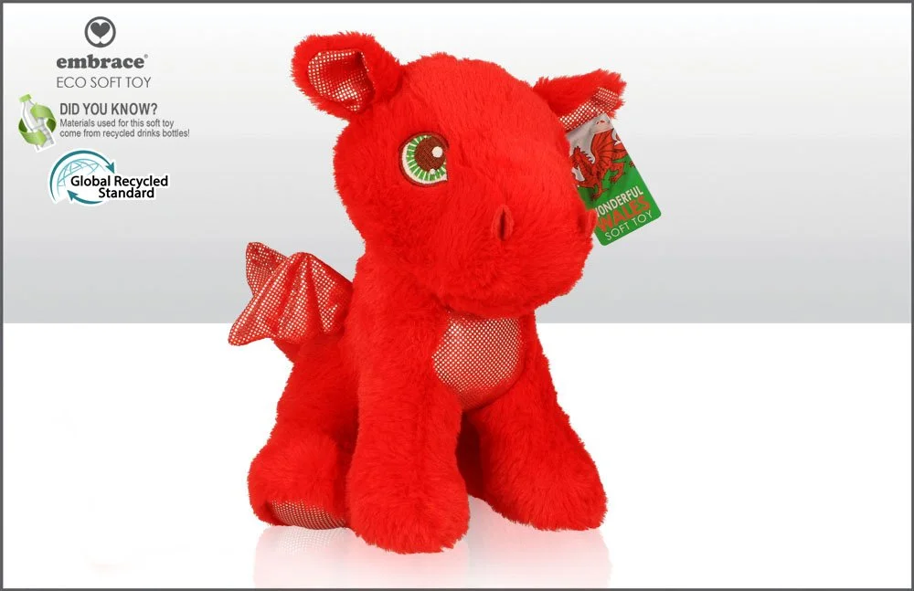 Soft toy - Red Welsh Dragon