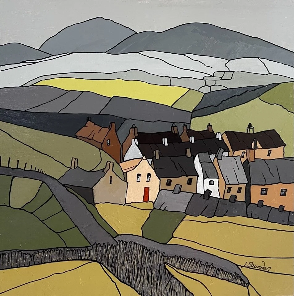 Painting - My Treorchy by Joy Saunders