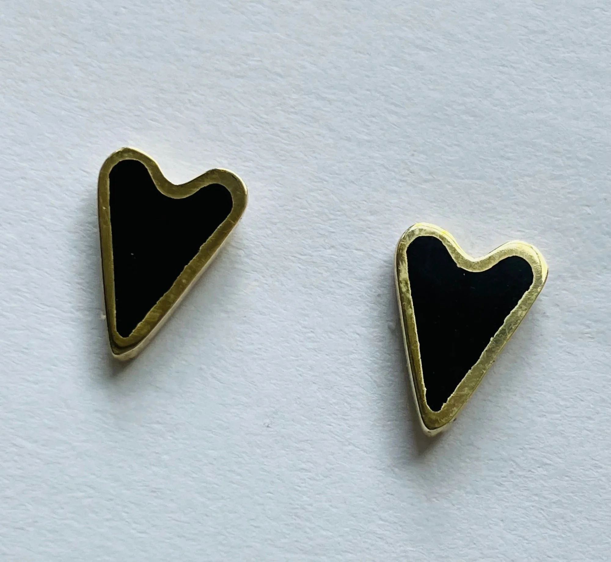 Earrings - Heart studs by story and star