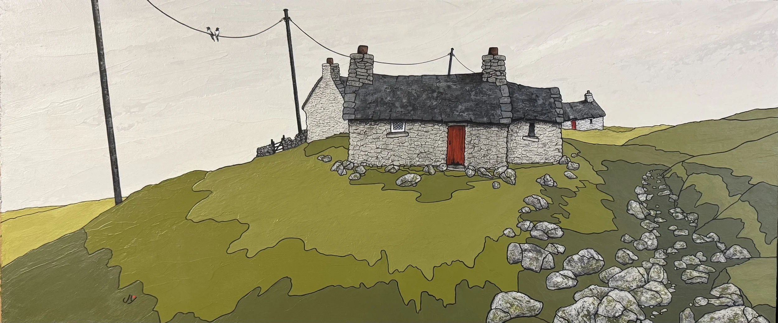 Print - Beaver Brook by Joy Saunders