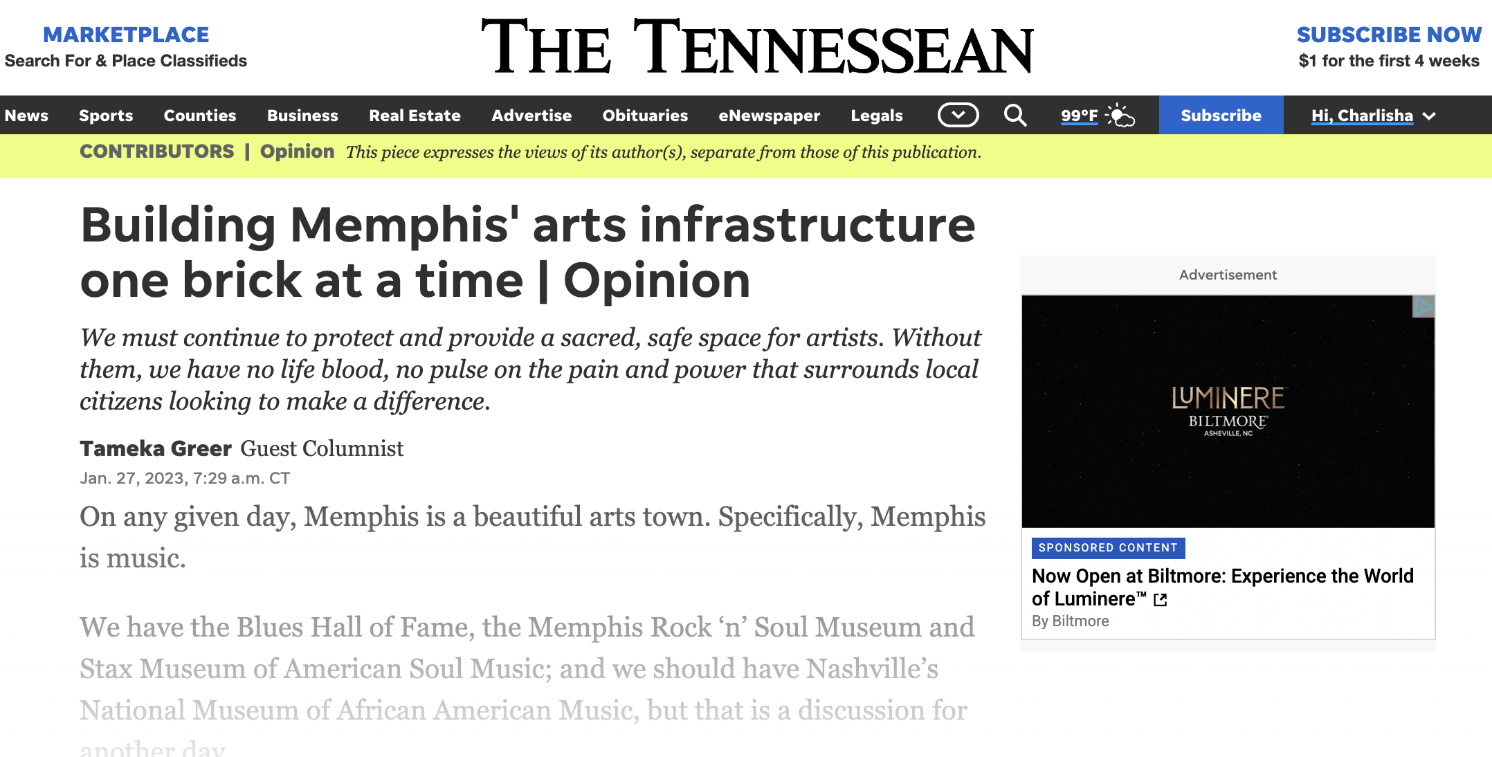 Building Memphis' arts infrastructure one brick at a time